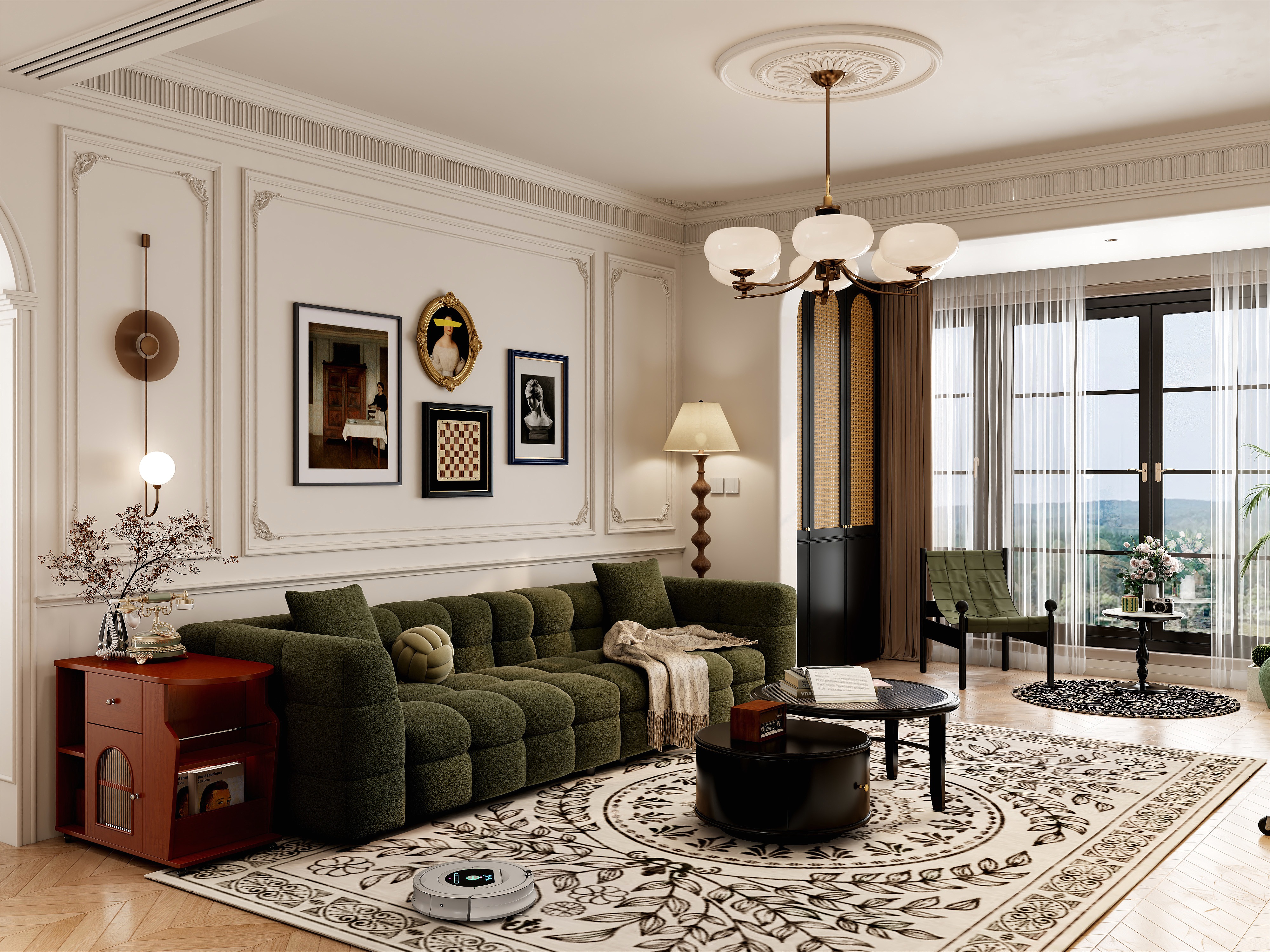 云上未央Liu一Design-中古绿-装修设计方案