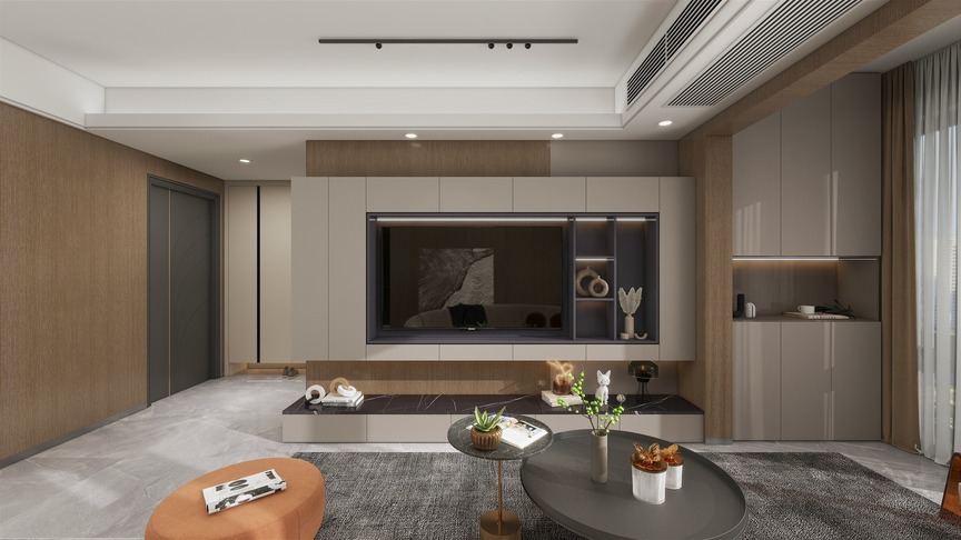 广州全屋定制设计师朱兴-远洋风景装修效果图