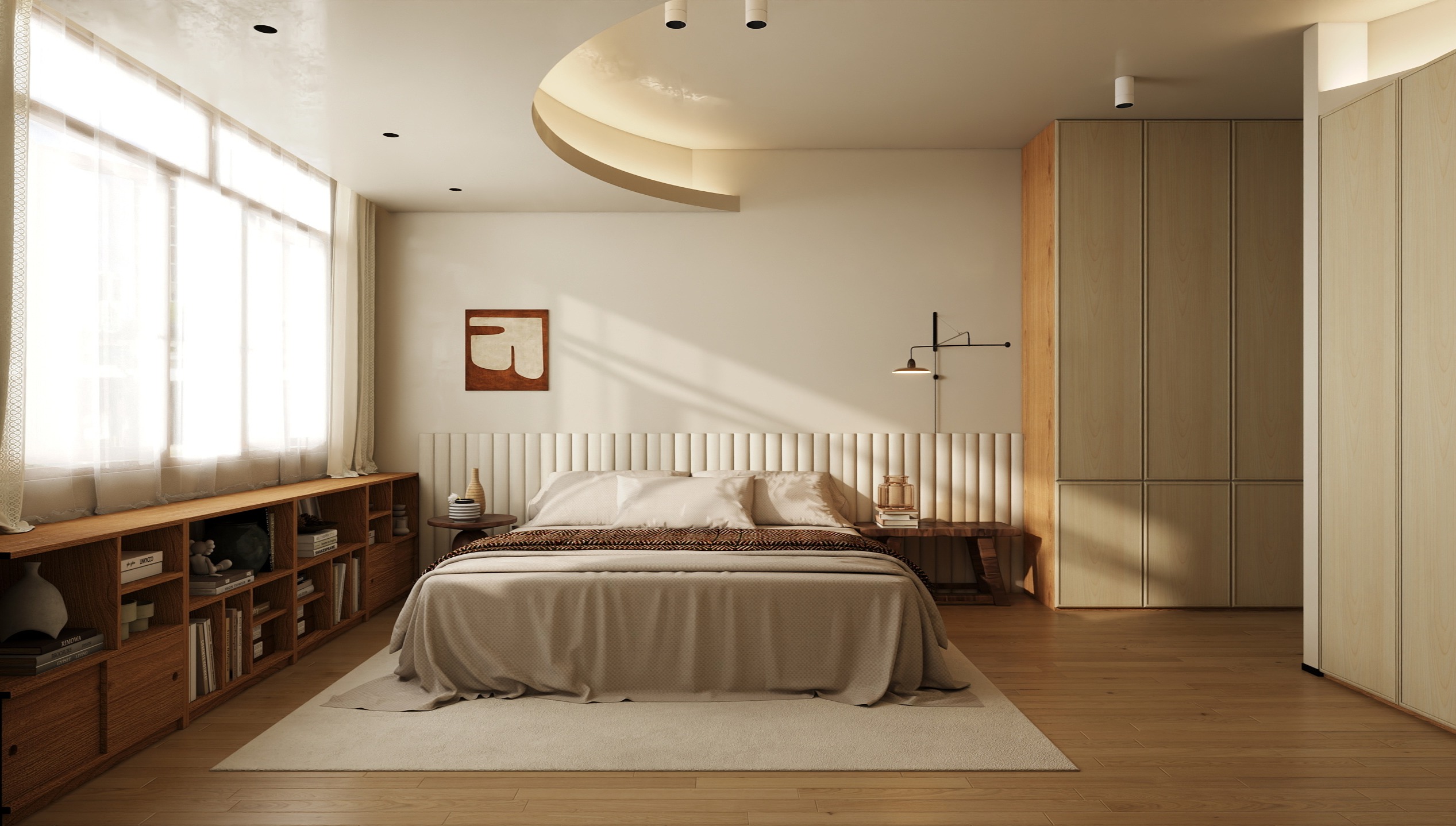 骑摩托的装修仔-纽宾凯麓院150㎡3室装修效果图