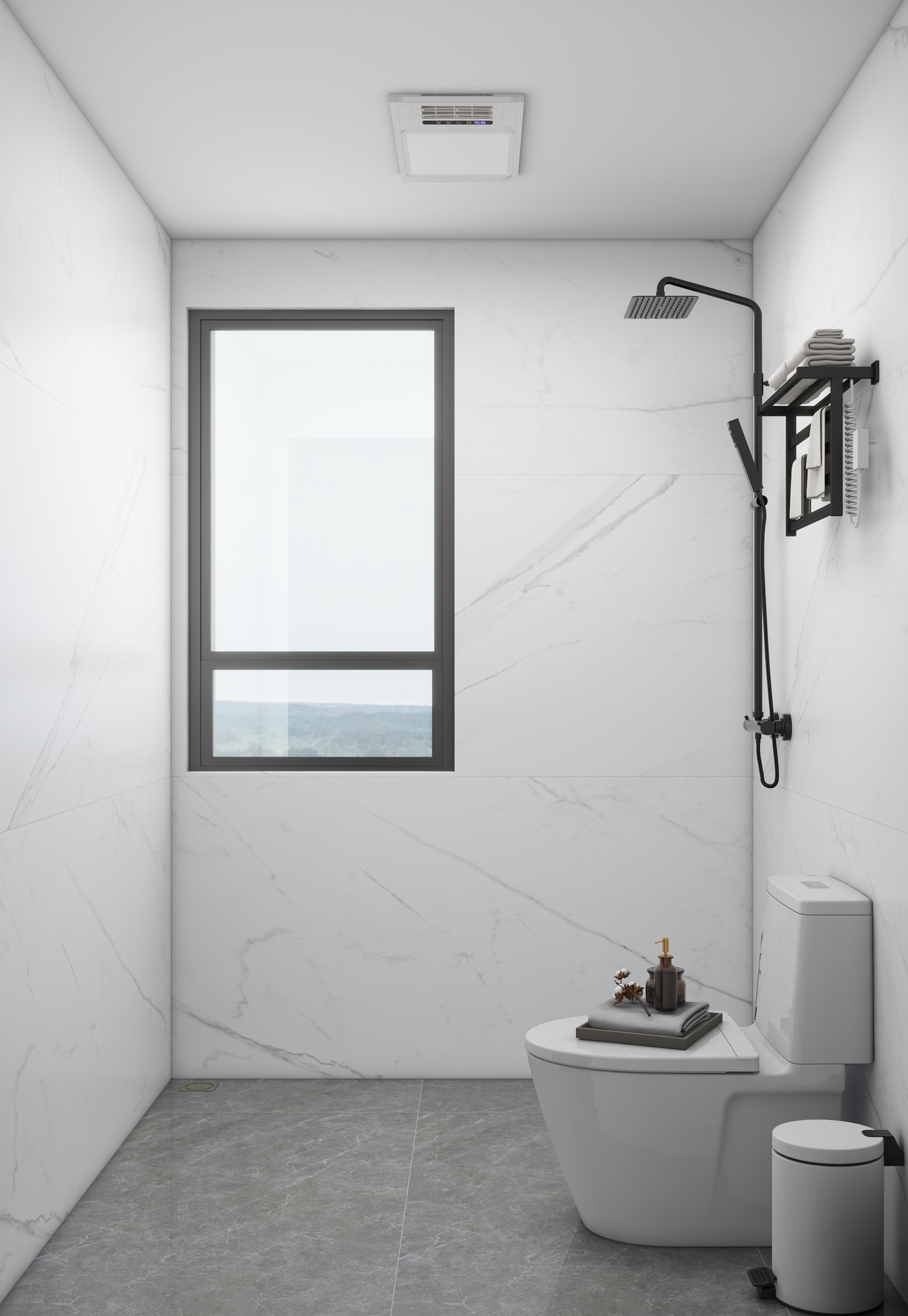 馬六六-《馥郁》-新中式-108㎡3室装修效果图