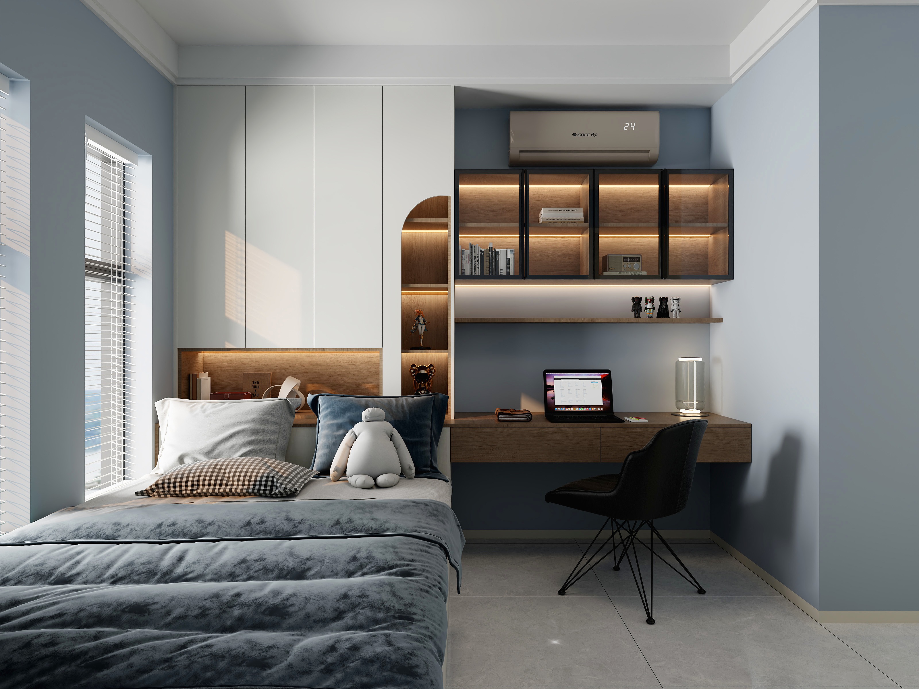 李28-现代简约13㎡-装修设计方案