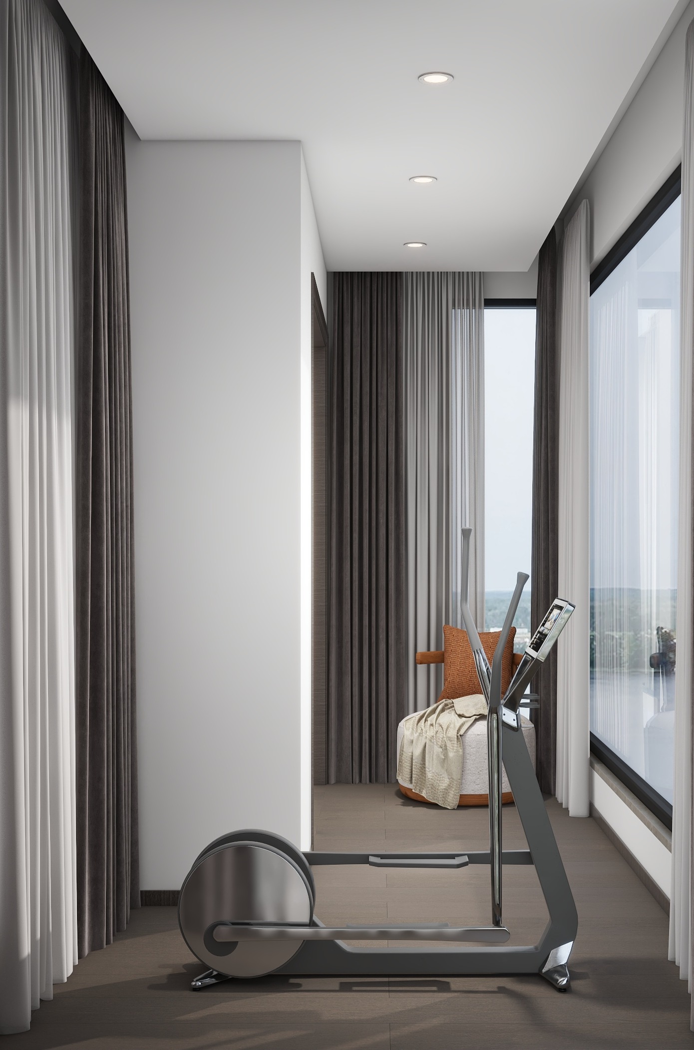 馬六六-《馥郁》-新中式-108㎡3室装修效果图