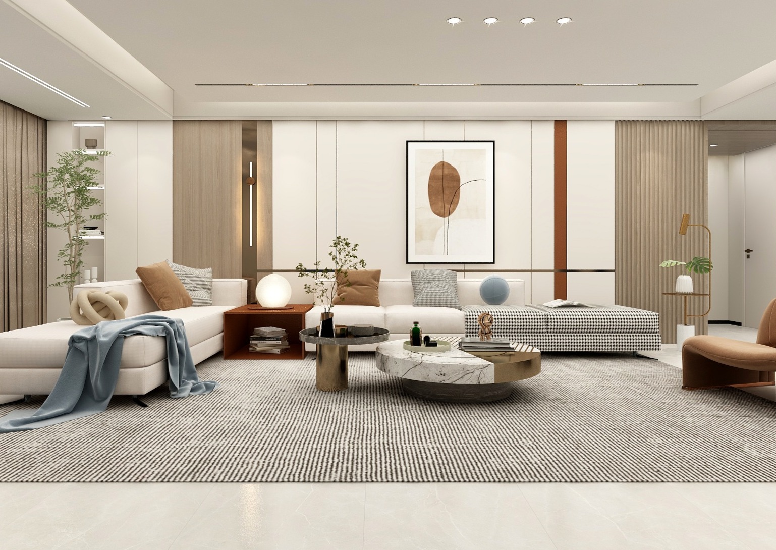 张旭-现代时尚三房-装修设计方案