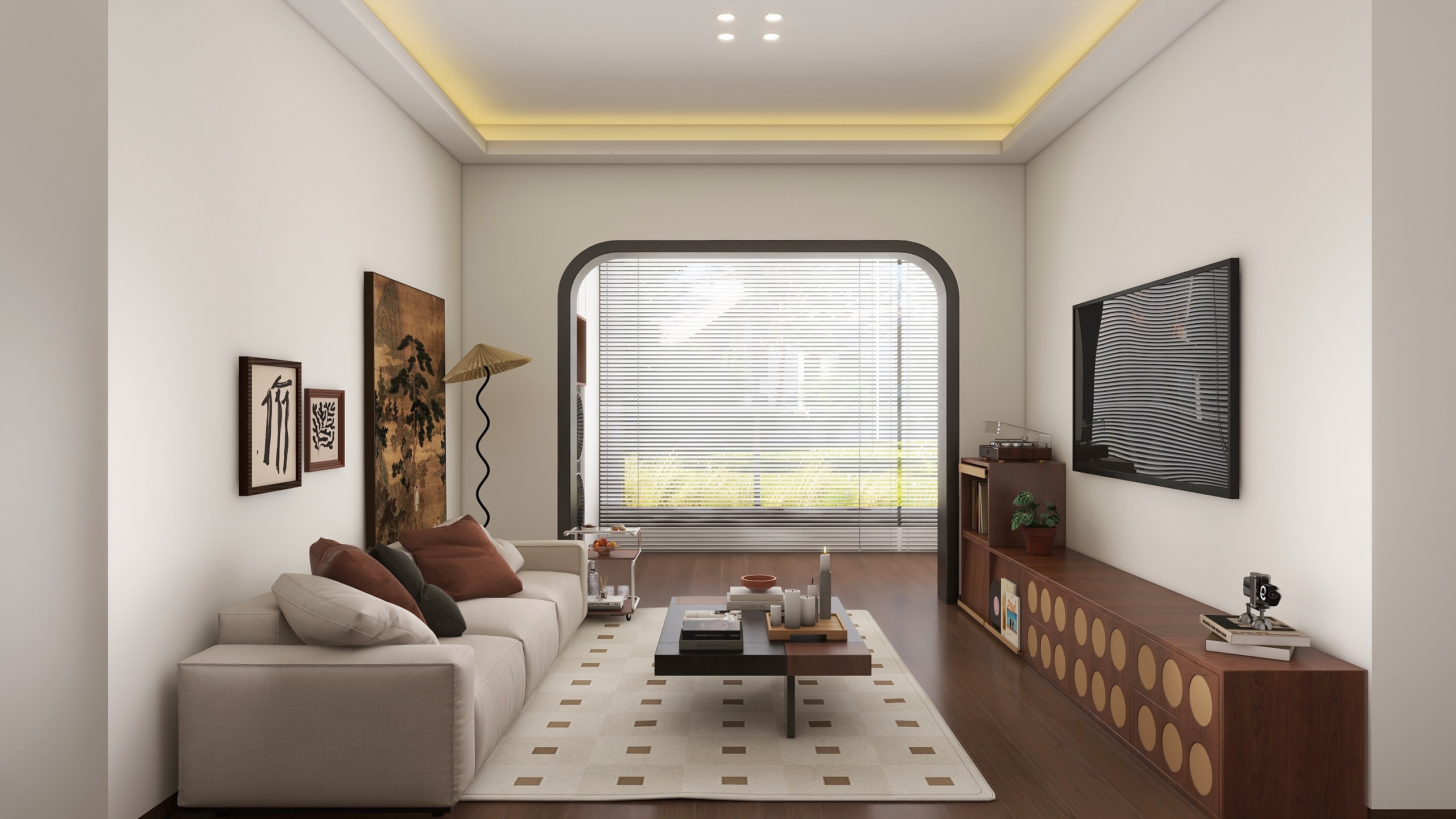 荔枝一设计-海棠湾84㎡2室-装修设计方案