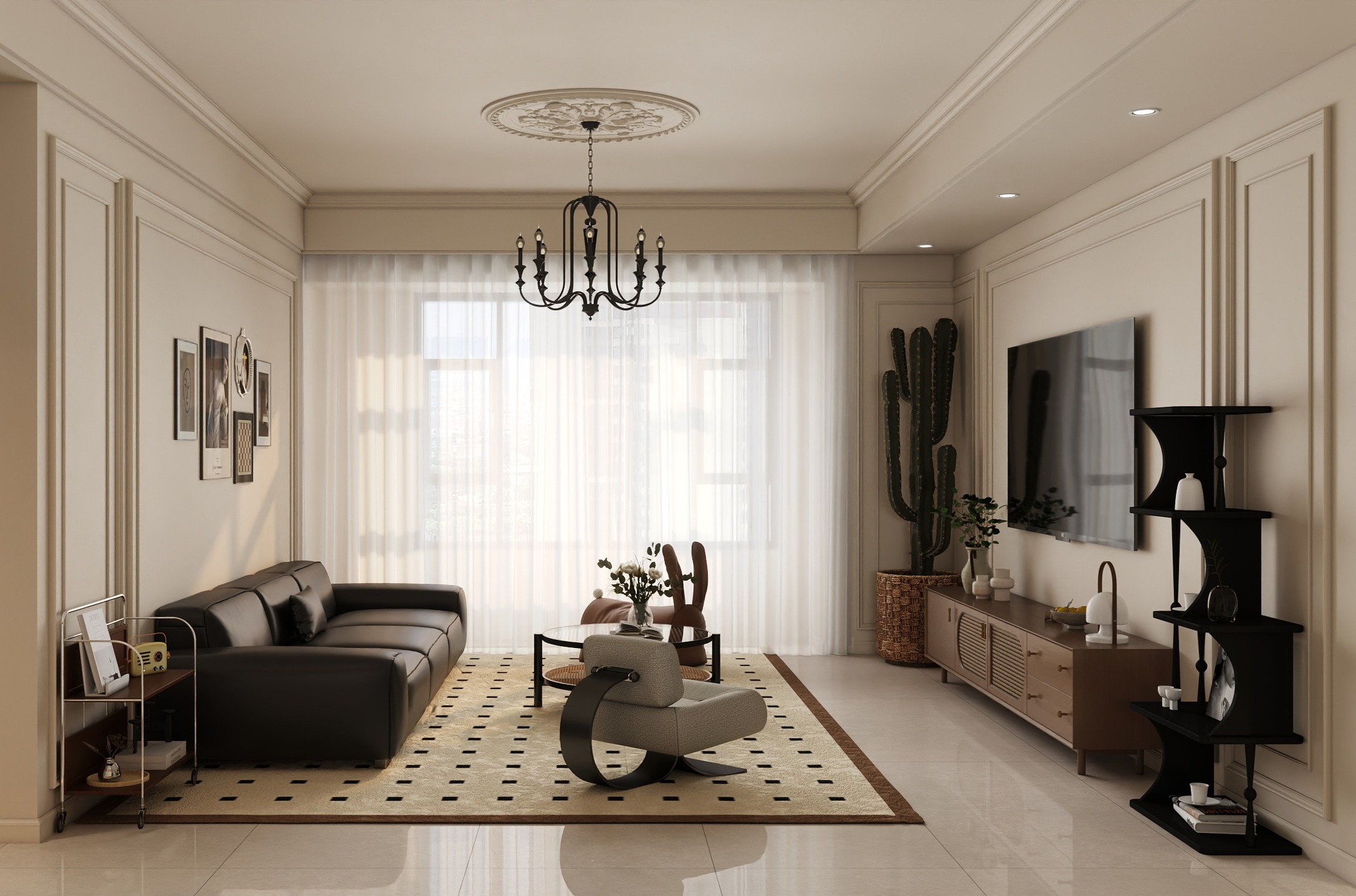 设计师沐白-法式-装修设计方案