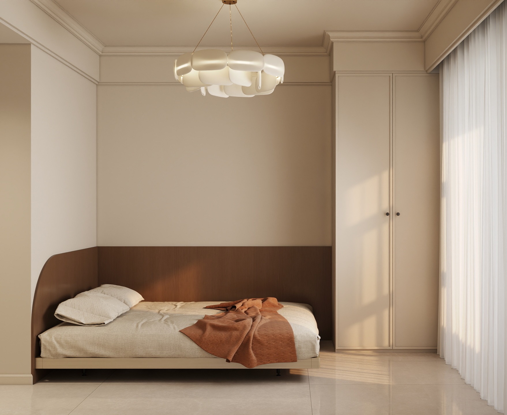 设计师沐白-法式装修效果图