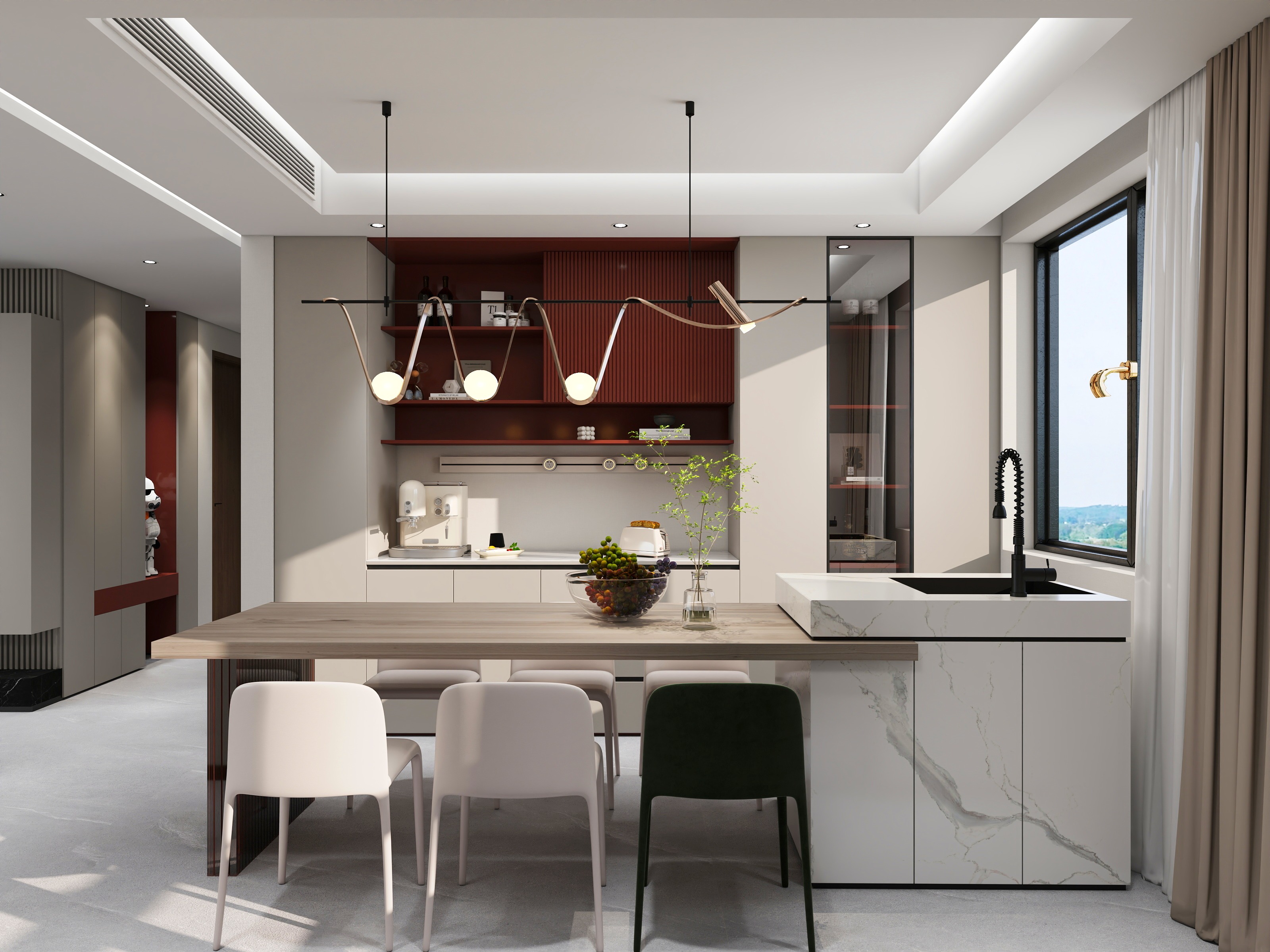 王松-DESIGN-现代简约-嘉祥-山水龙城装修效果图