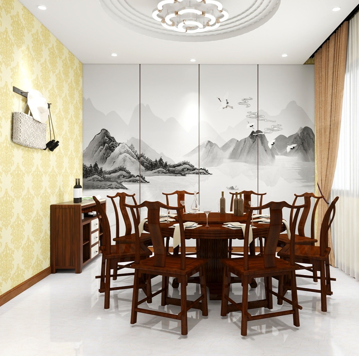 亚美装饰设计-酒店2楼-装修设计方案