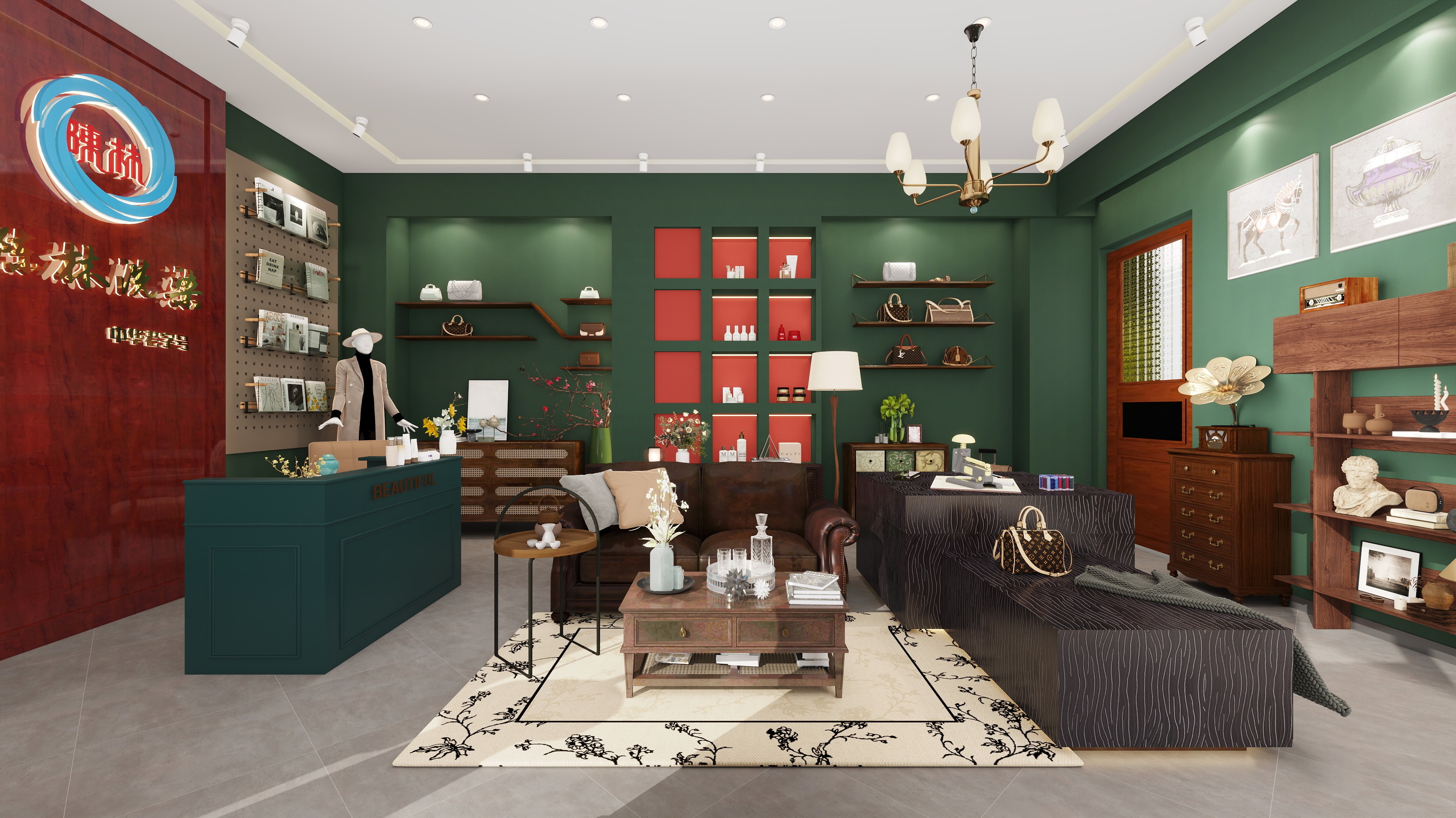美宅美家-陈林奢侈品护理-装修设计方案