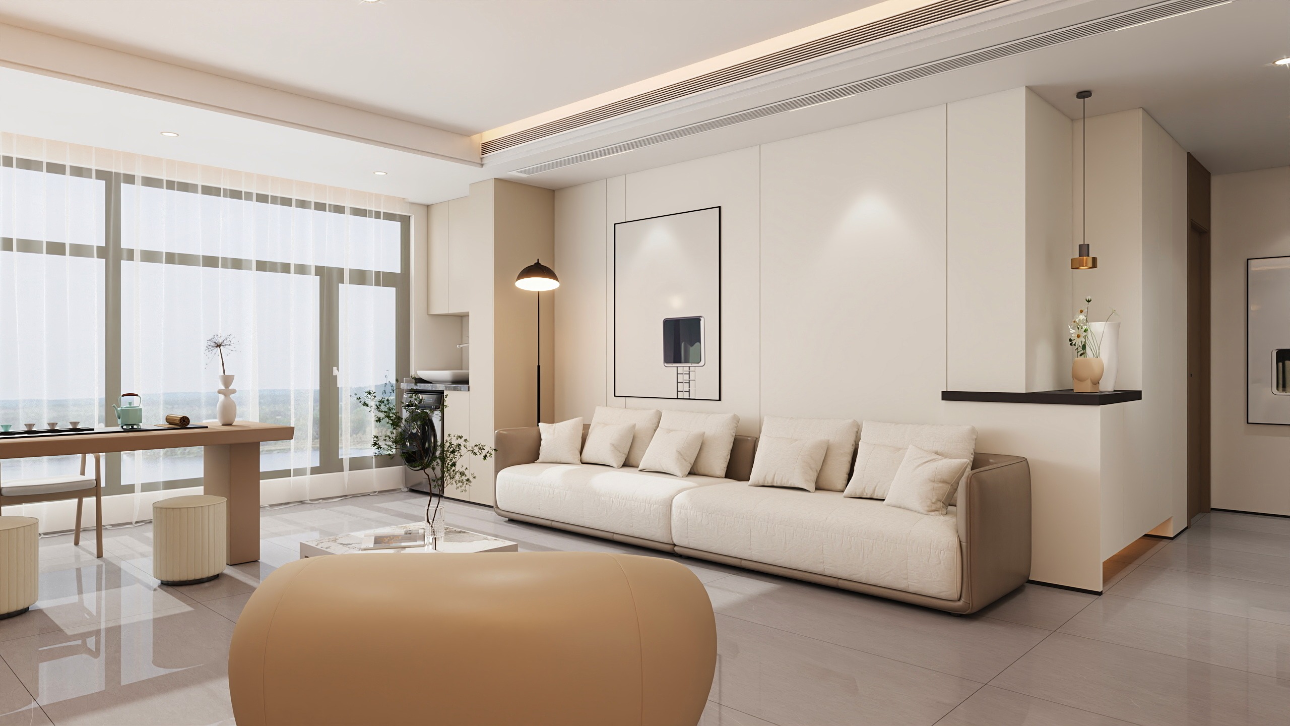 王通-138㎡4室装修效果图