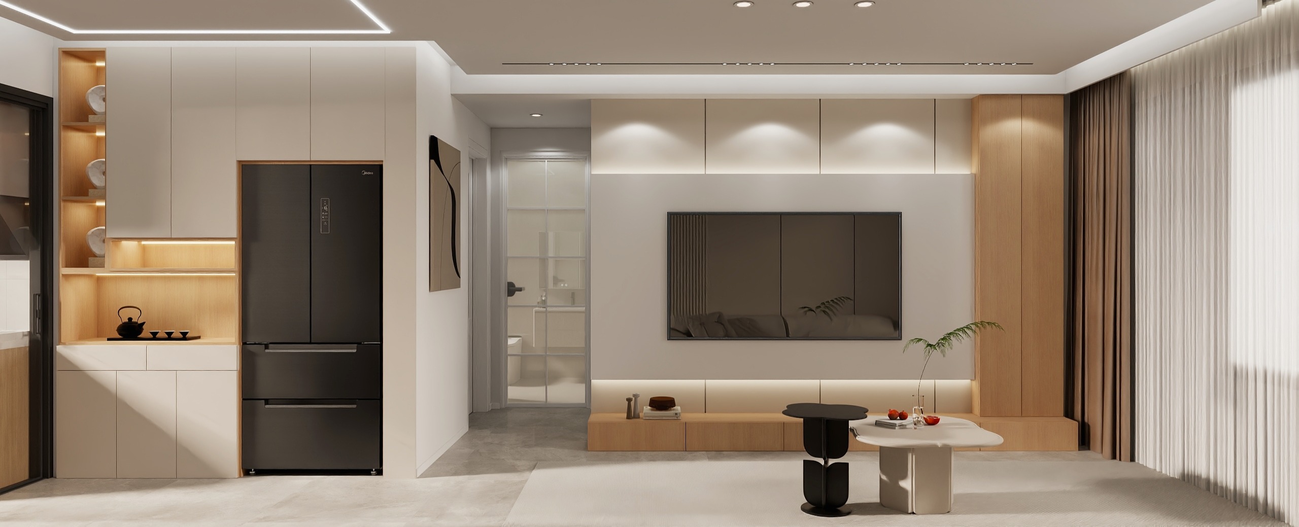 。。度锅。-白沟天悦小区3居-装修设计方案