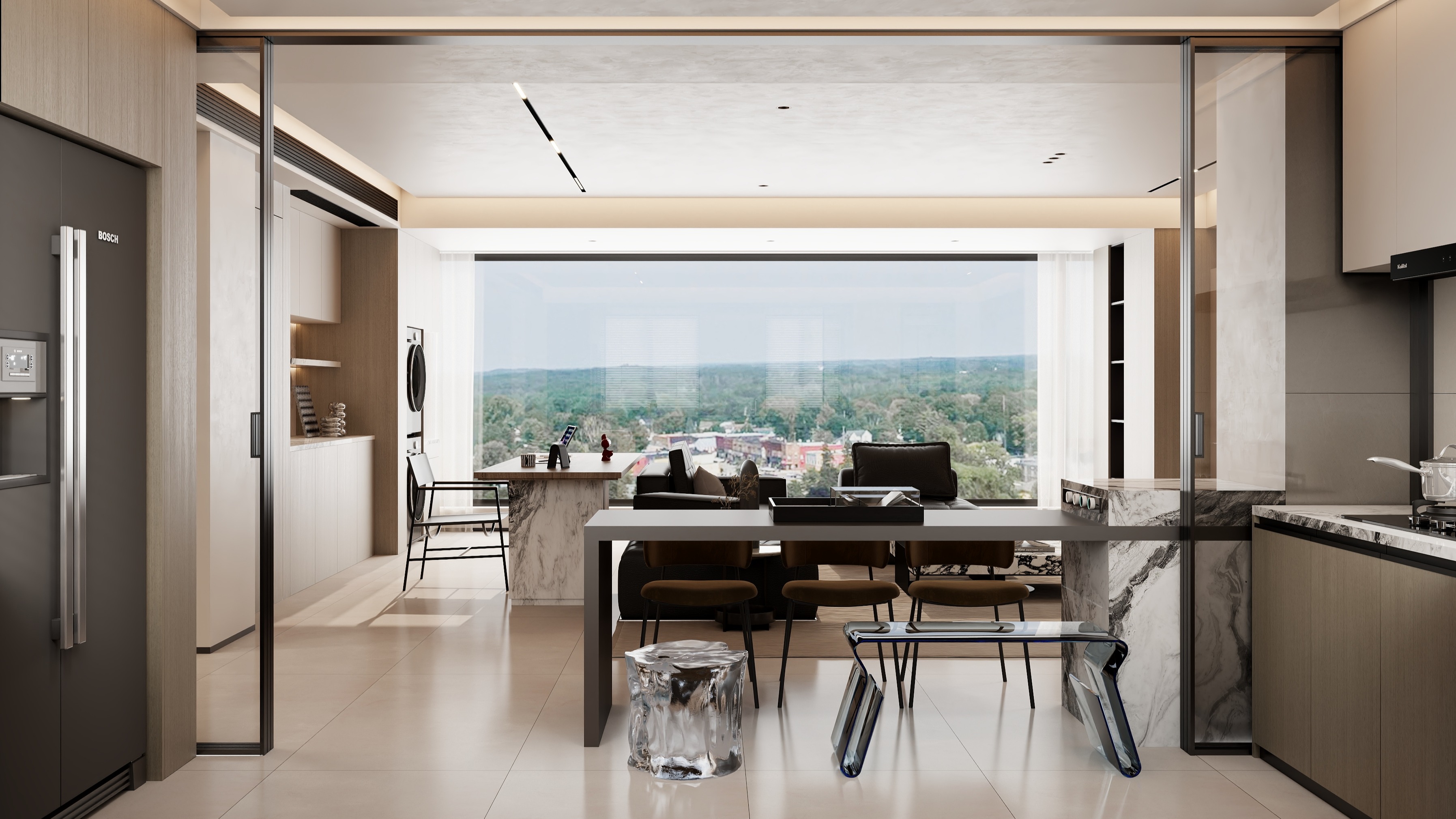 书涵|Harder-【众华】122m²意式轻奢全屋装修效果图