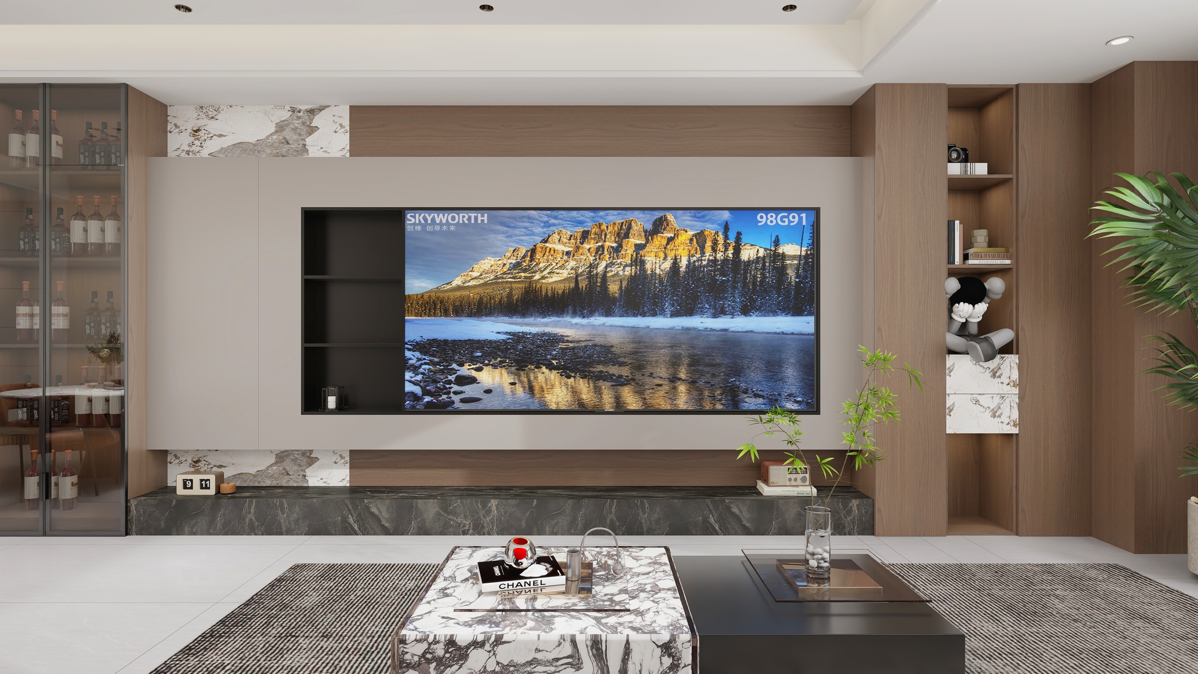 全案设计-Rose-黄金时代107㎡3室-装修设计方案