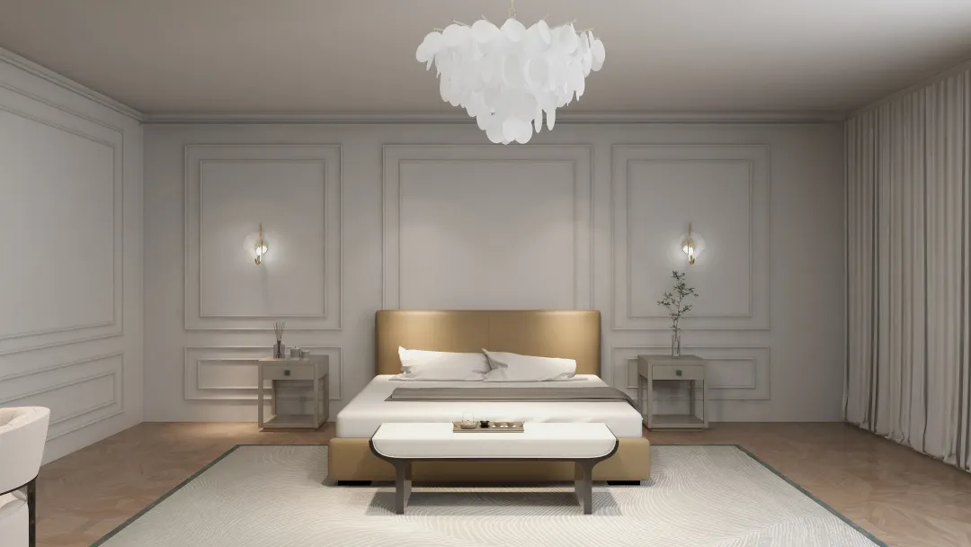 JayDesigns的装修设计方案:Luxurious Modern Bedroom