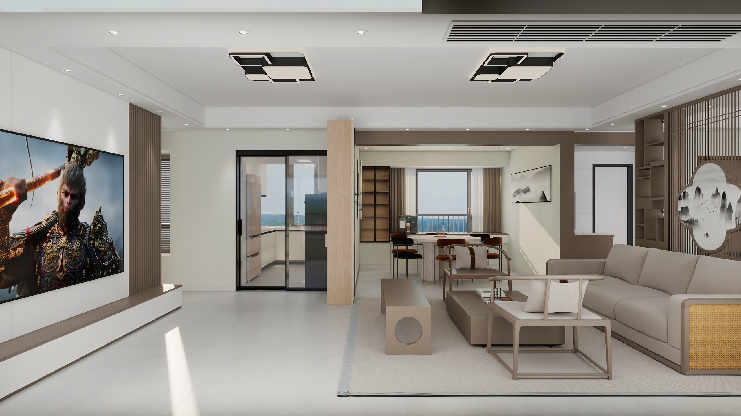 设计师风动-中洲陈总雅居-装修设计方案