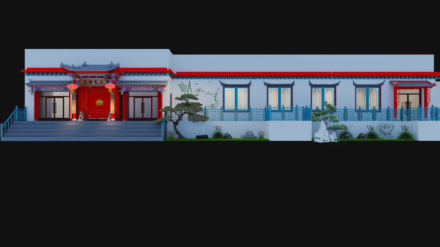 张岩-开发区烧烤店装修效果图