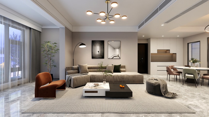 dingfei188-印象南湖-3D装修效果图