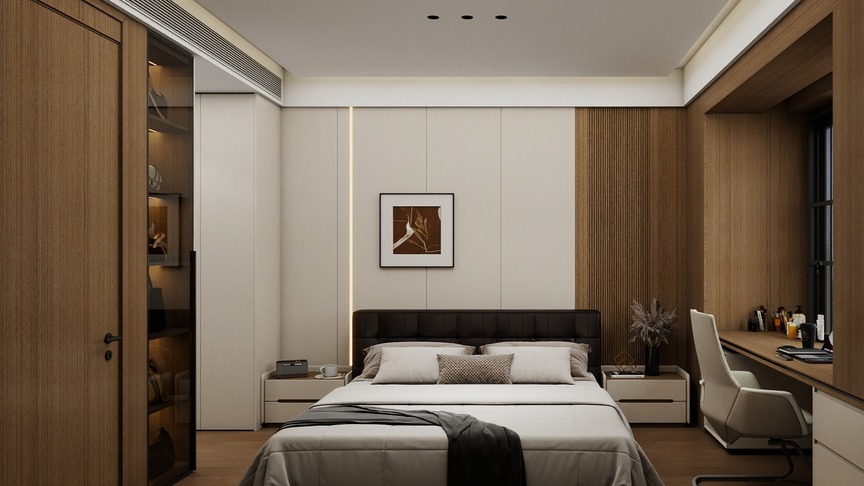 源梧-125㎡4室装修效果图